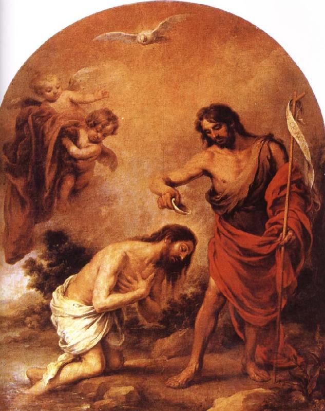 Bartolome Esteban Murillo Baptism of Jesus Spain oil painting art